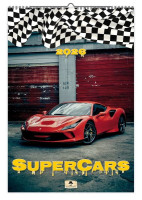 Kalendarz A3 VD.17 Super Cars Pan Kalendarzyk